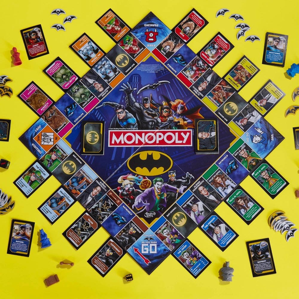 Hasbro Gaming Monopoly Batman Edition Robin token ready for team-based action.