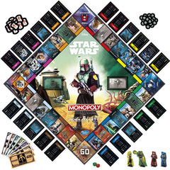 Boba Fett classic pose token from Hasbro Monopoly Star Wars edition