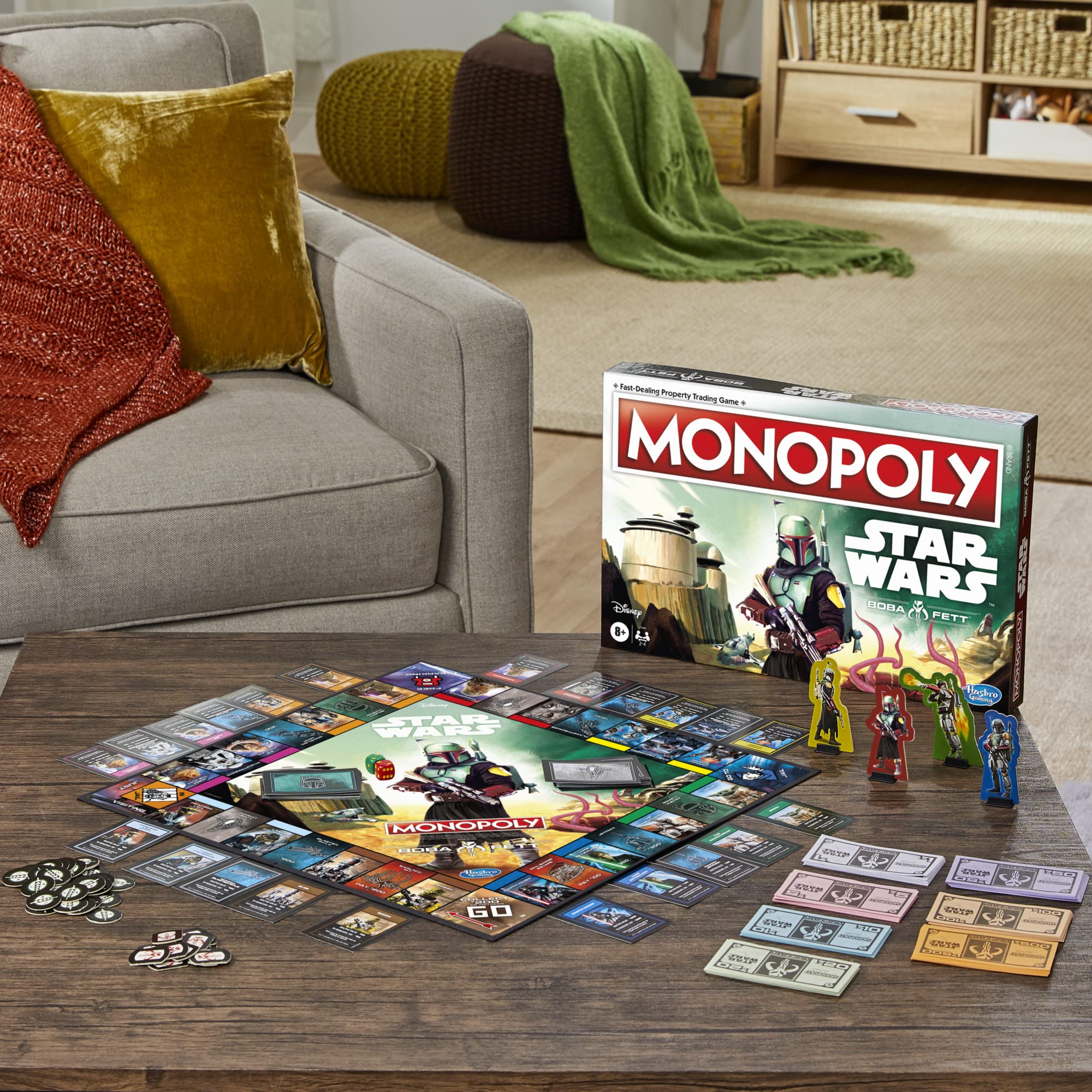 Imperial Forces chips in Hasbro Monopoly Star Wars Boba Fett Edition