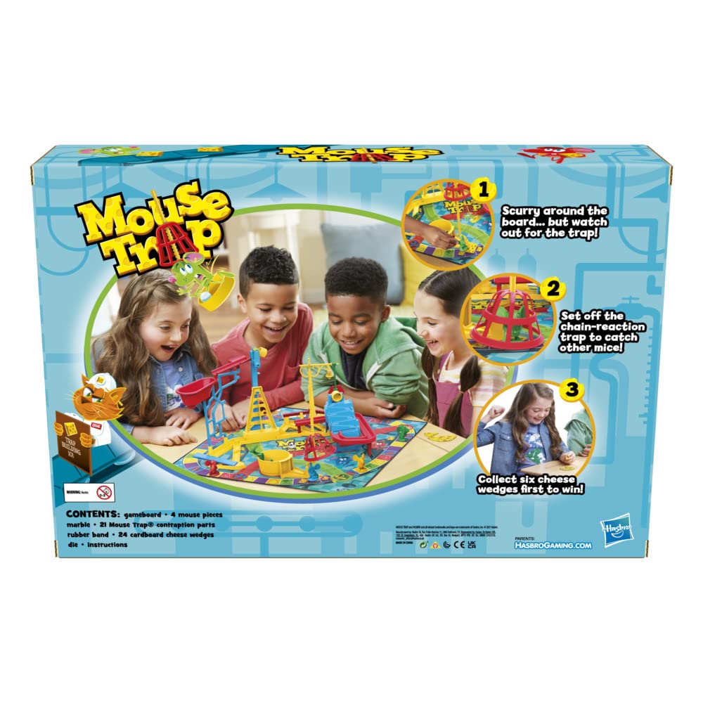 Hasbro Gaming Mousetrap family game night for 2-4 players.