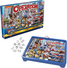 Buzzer and light indicator from Hasbro Paw Patrol Operation, adding suspense