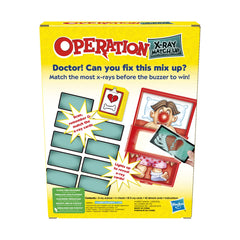 Hasbro Gaming Operation X-Ray Match Up box art highlights the playful concept.