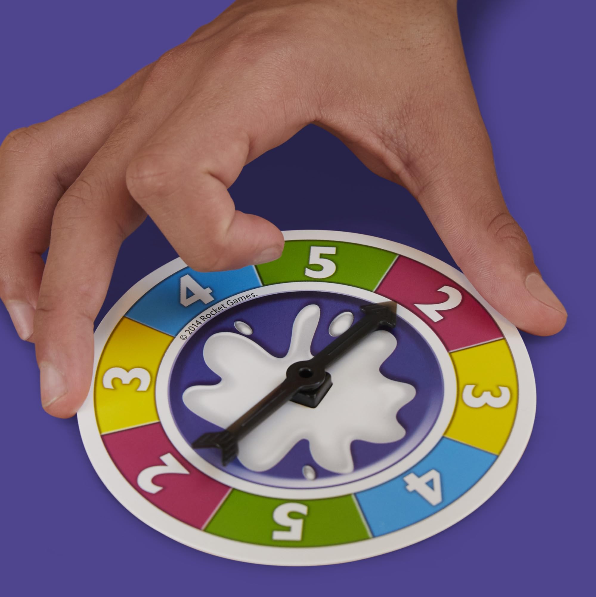 Hasbro Gaming Pie Face Game pie-face splat moment creates memorable family fun.