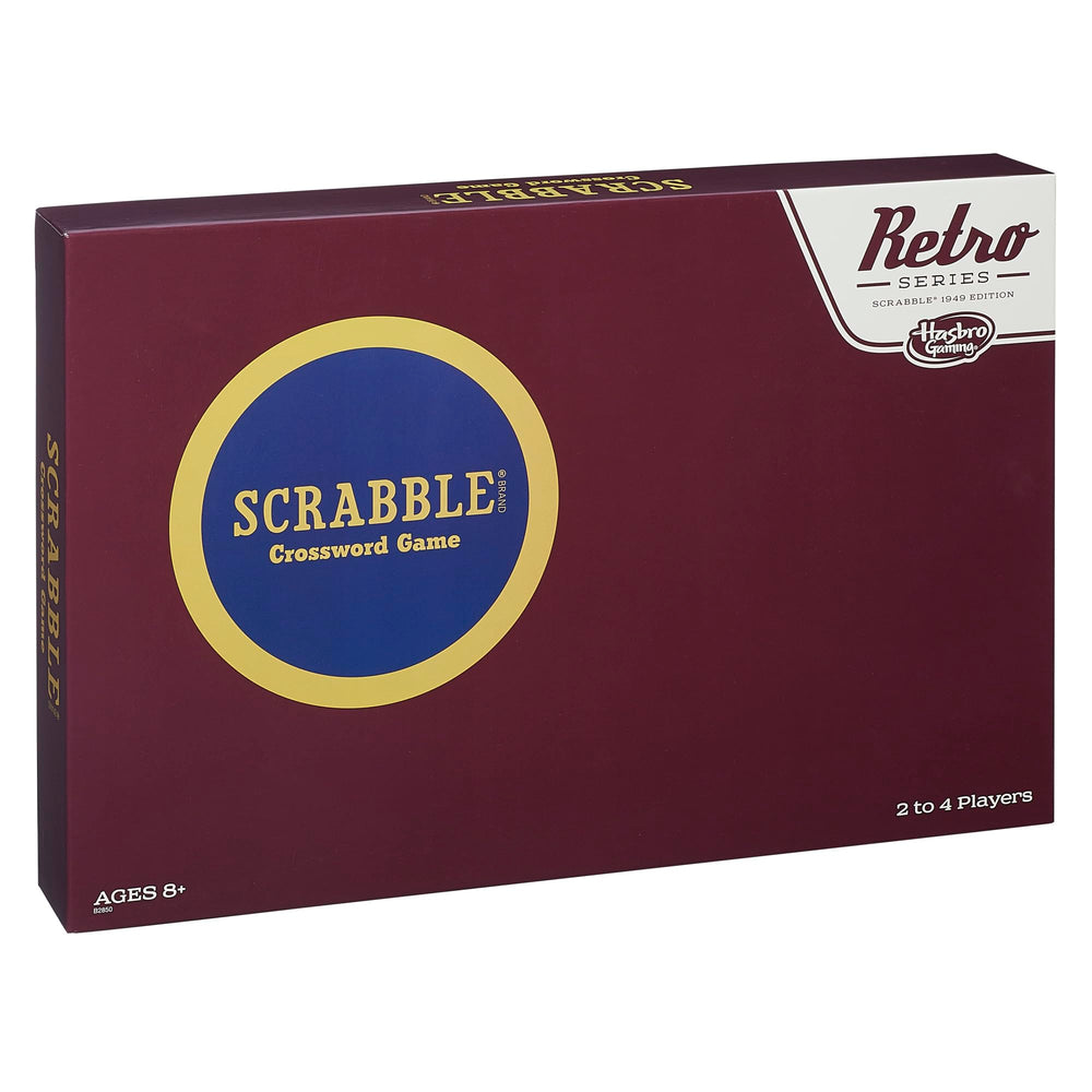 Hasbro Gaming Scrabble 1949 edition wooden tiles feel sturdy for long word-building sessions.