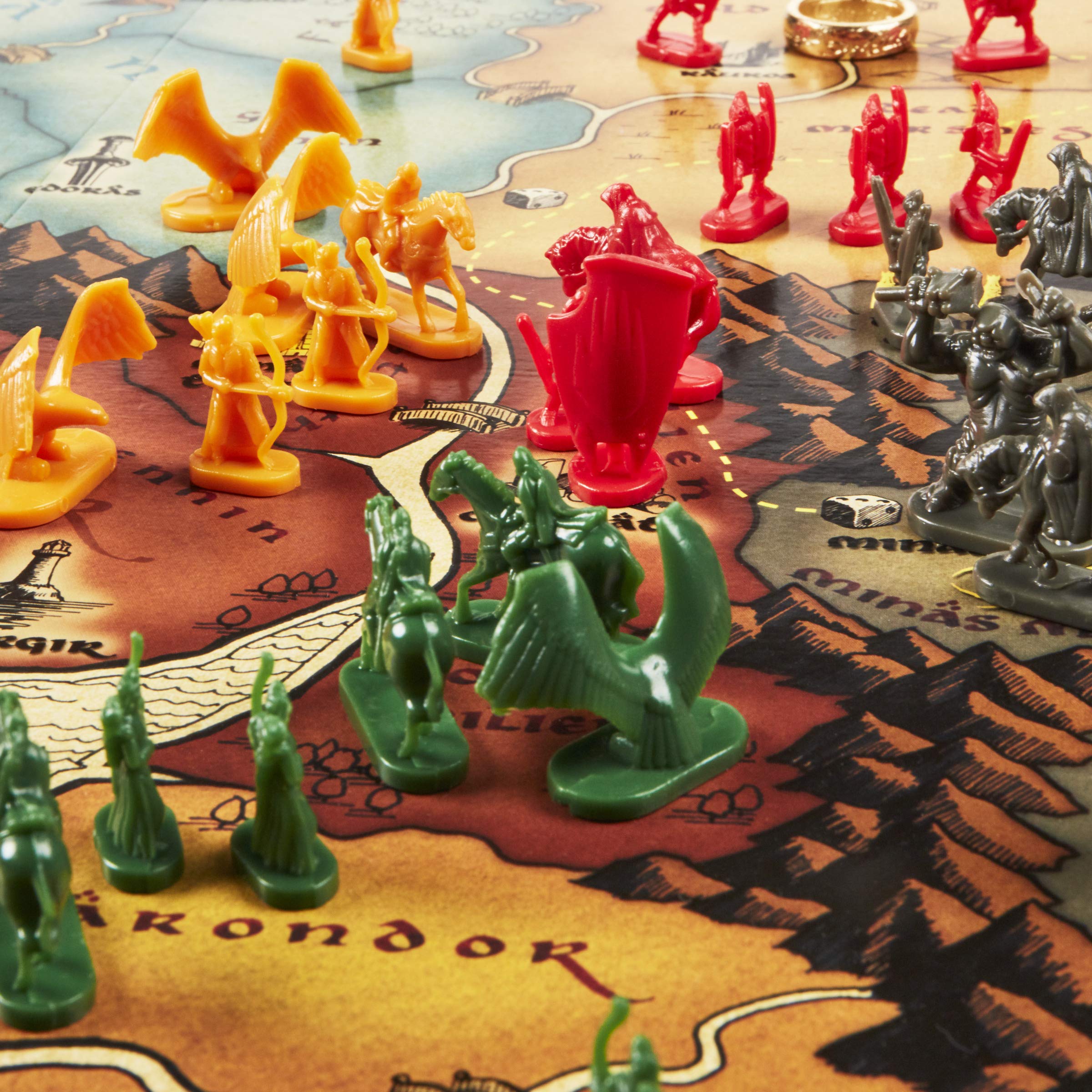 Hasbro Gaming Risk Lord of the Rings cards provide strategic twists and mission options for group play.