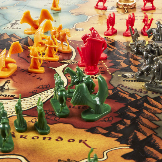 Hasbro Gaming Risk Lord of the Rings cards provide strategic twists and mission options for group play.