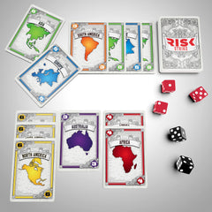 Hasbro Gaming Risk Strike domination coins reward continent mastery.