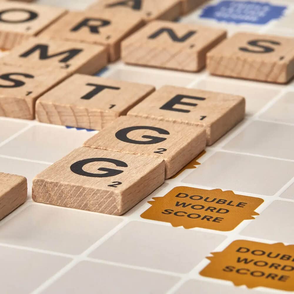 Hasbro Gaming Scrabble ideal for family game night and indoor gatherings.