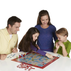 Hasbro Gaming Scrabble Junior kid-sized words for easy matching