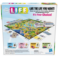 Hasbro Gaming The Game of Life showing 31 career cards for endless path options