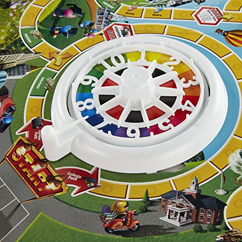 Hasbro Gaming The Game of Life cars and pegs personalizing players in play