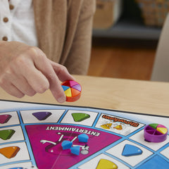 Hasbro Gaming Trivial Pursuit Family Edition instruction booklet and quick setup.
