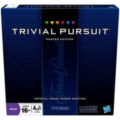Hasbro Gaming Trivial Pursuit Master Edition board ready for competitive evening fun.