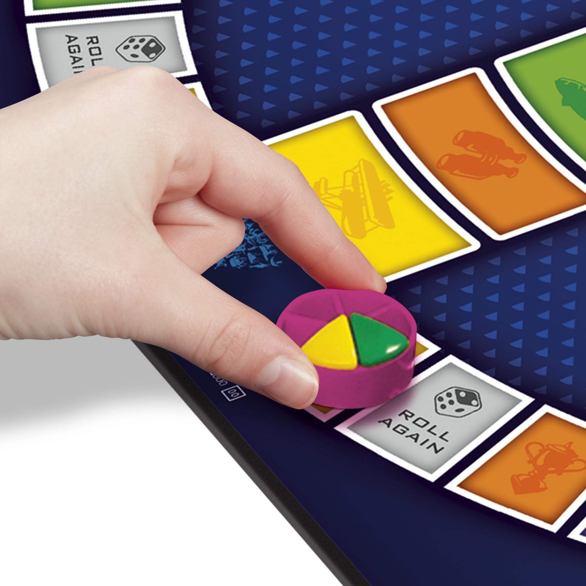 Hasbro Gaming Trivial Pursuit Master Edition box stores neatly for gatherings.