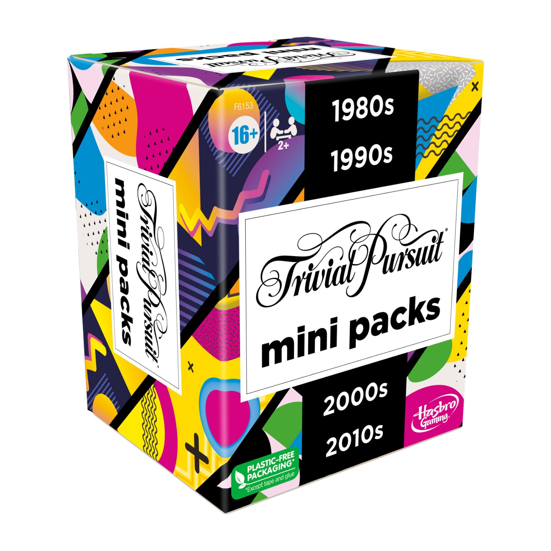 Hasbro Gaming Trivial Pursuit Mini Pack portable travel pack enables quick play anywhere.