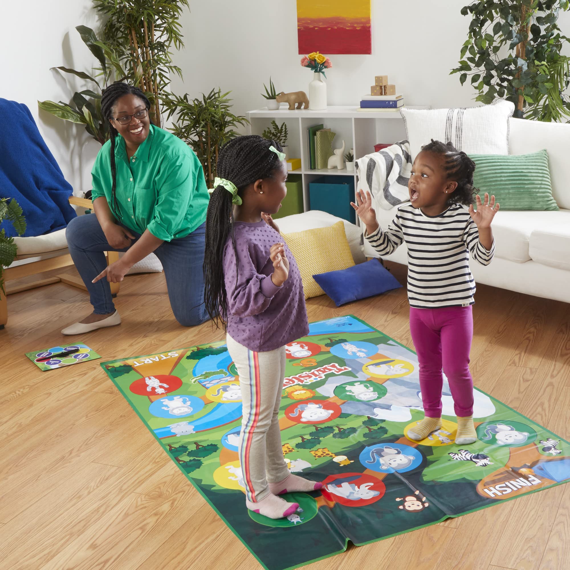 Hasbro Twister Junior Safari and party play encourage imaginative play.