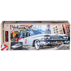 Hasbro Ghostbusters Ecto-1 1984 side view highlights authentic shape for collectors.