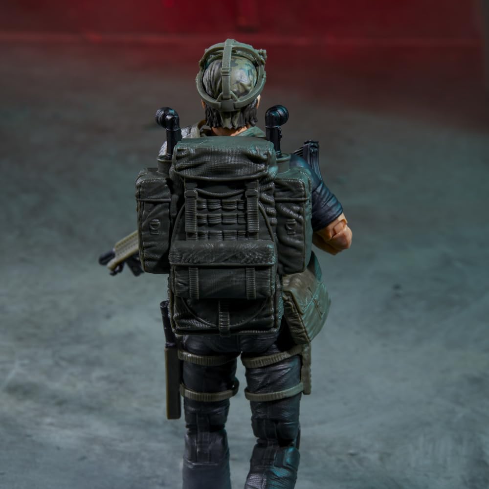 Highly poseable Tunnel Rat figure supports dramatic action stances.