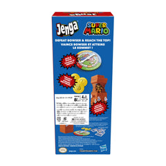 Hasbro Jenga: Super Mario Edition spinner—drives dynamic turns and faster rounds.
