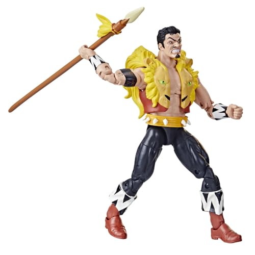 Hasbro Kraven Spider-Man figure back view showing pose options.