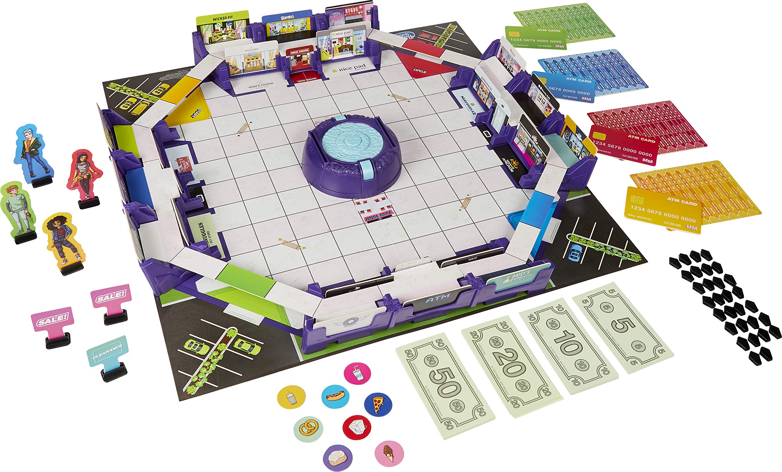 Hasbro Mall Madness 3D gameboard boosts immersive shopping play for families.