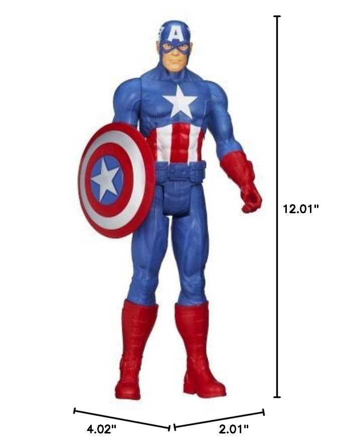 Battle-ready shield accessory enhances play scenarios with Captain America.