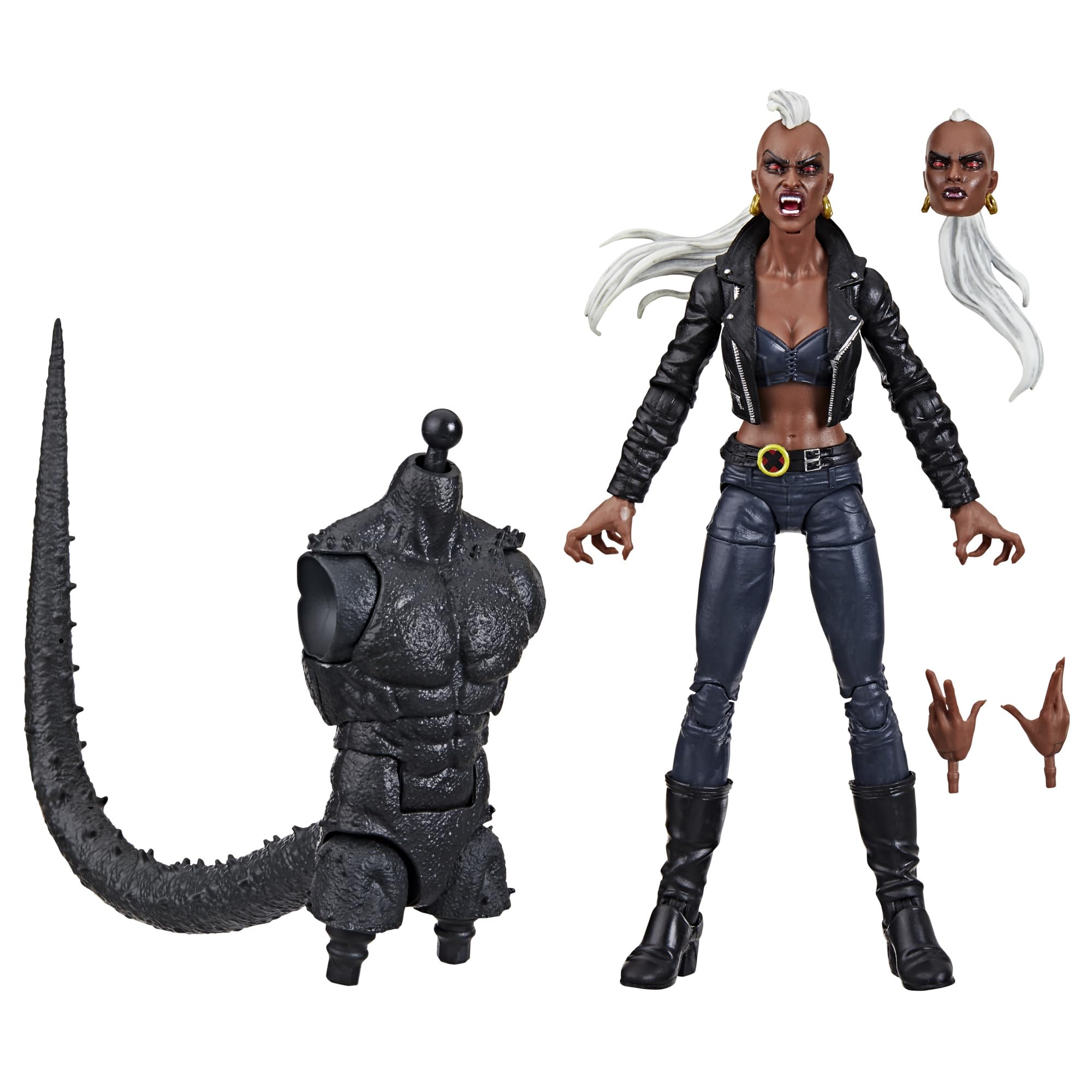 Hasbro Marvel Legends Bloodstorm figure, front view for a display-ready shelf