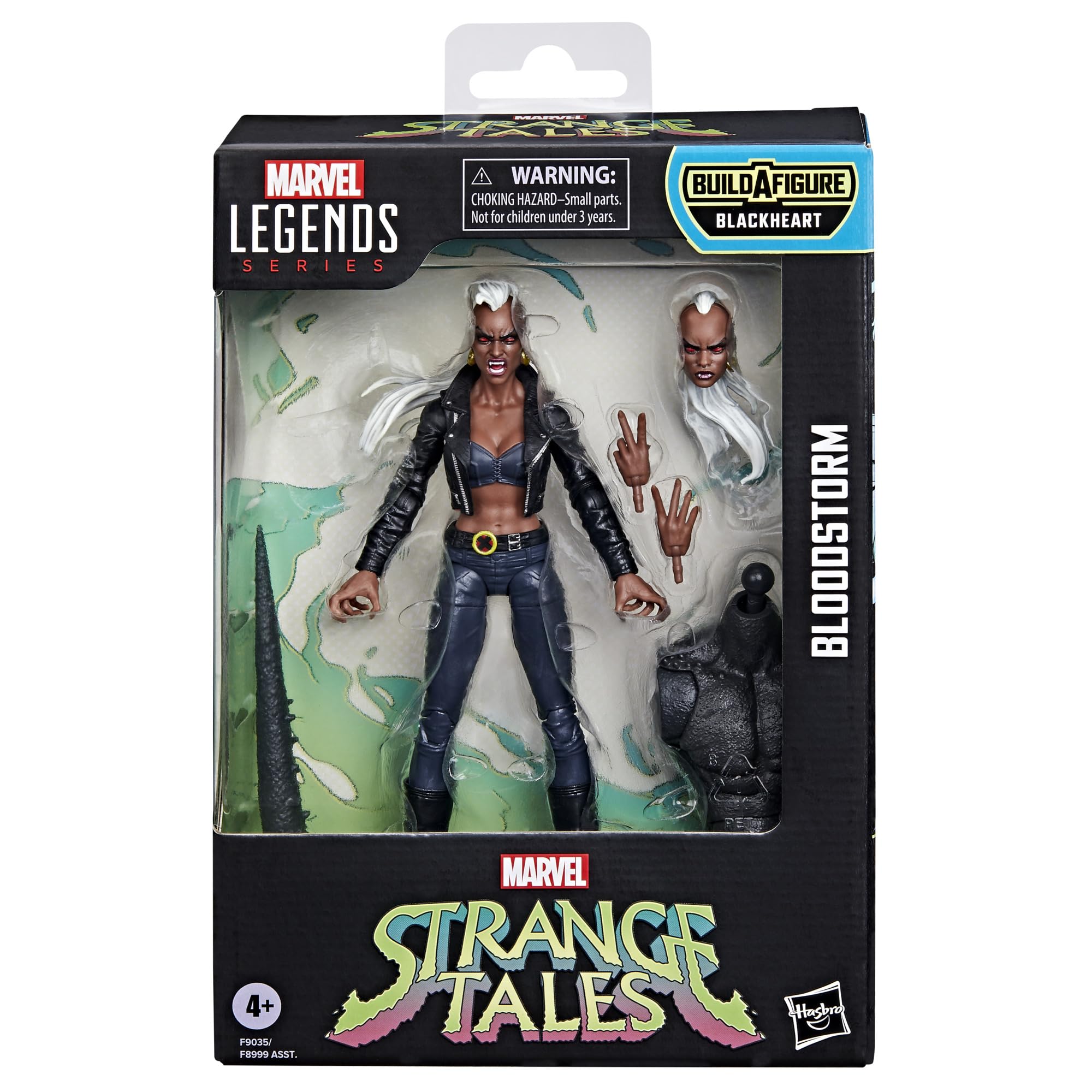 Bloodstorm figure with poseable joints enabling dynamic posing options