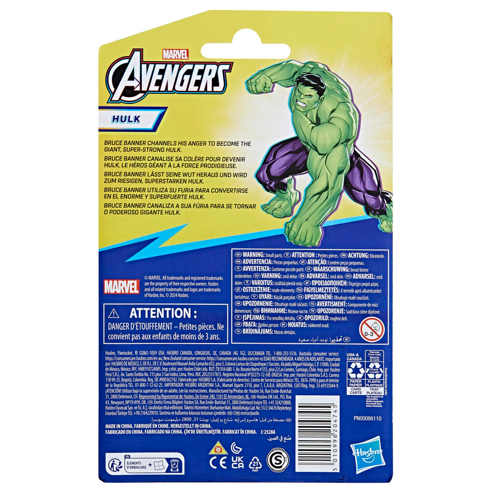 Hasbro Hulk deluxe figure ready for gifting and display in a compact hero collection