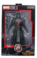 Hasbro Marvel Guardians Ronan packaging-ready display image emphasizes premium collection status
