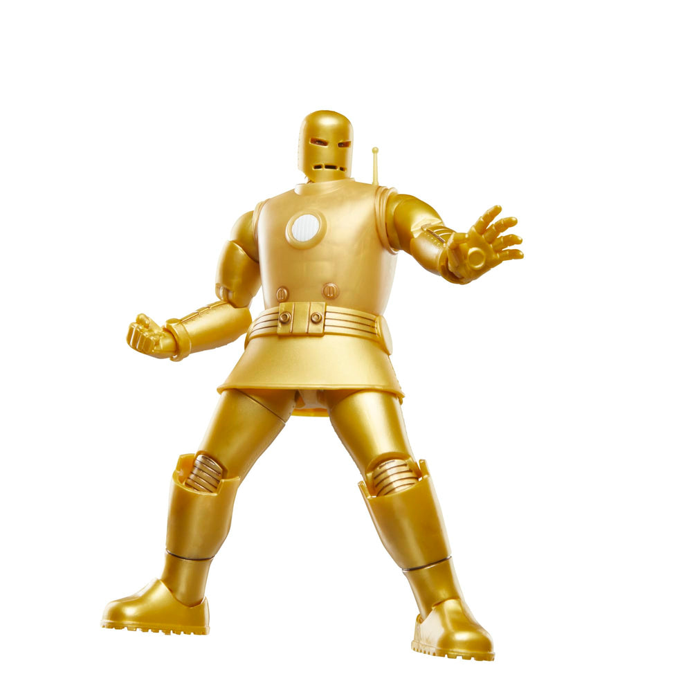 Marvel Legends Iron Man Model 01 Gold seven accessories including blast FX