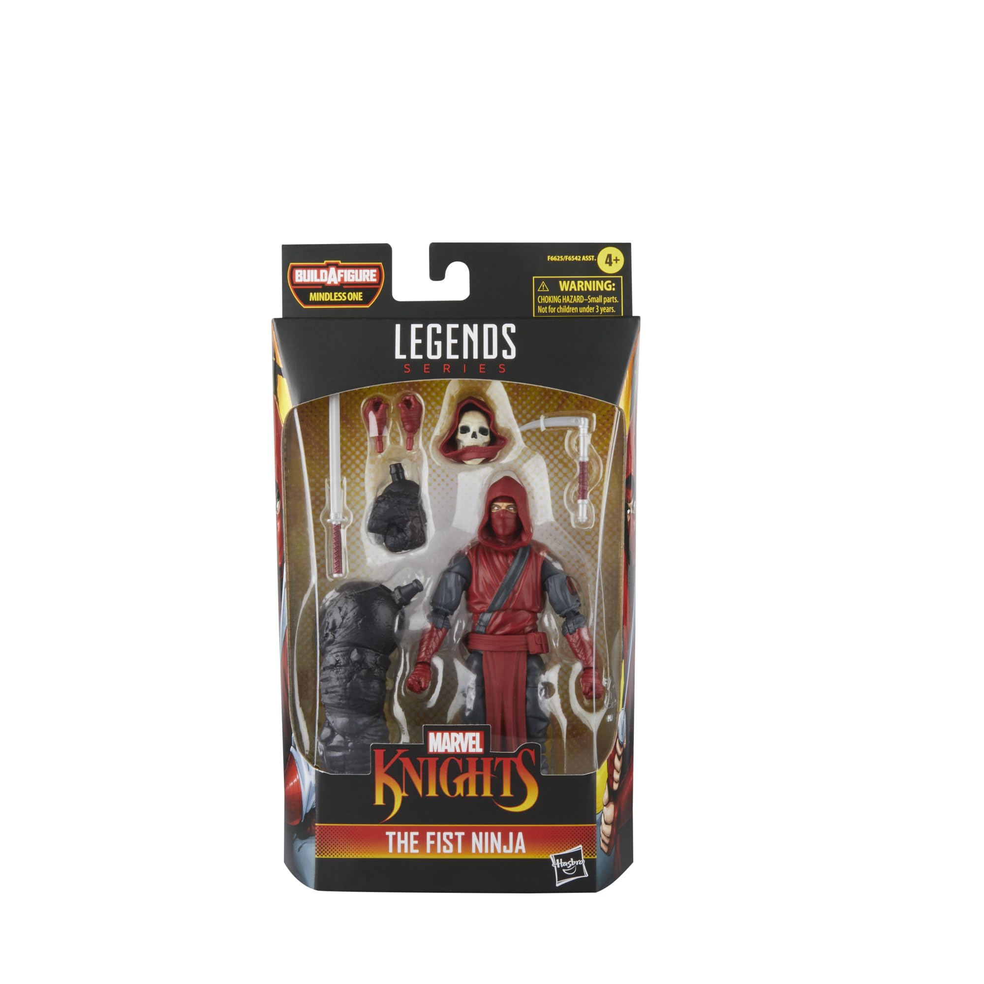 Hasbro Marvel Legends Fist Ninja, articulation closeup showing poseability.