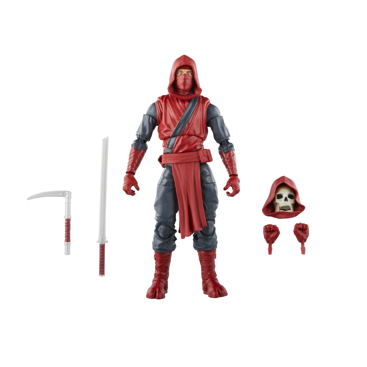 Hasbro Marvel Legends The Fist Ninja figure, front view, ideal for display.