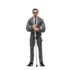 Hasbro Marvel Legends Matt Murdock brick accessory adds cinematic flair.