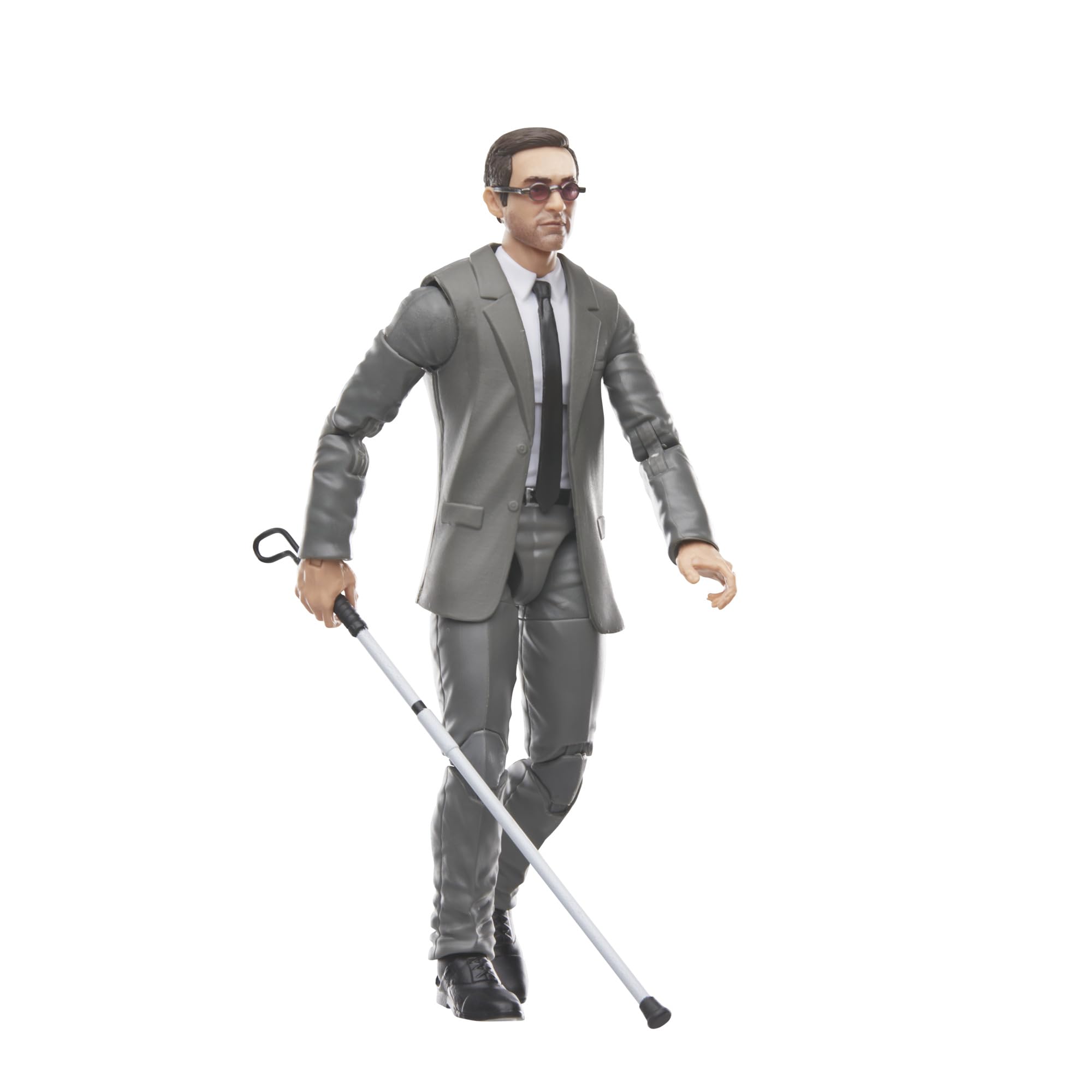 Hasbro Marvel Legends Matt Murdock display-ready poseability for dioramas.