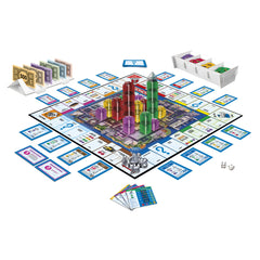 Hasbro Monopoly Builder builder blocks enabling tower construction and planning