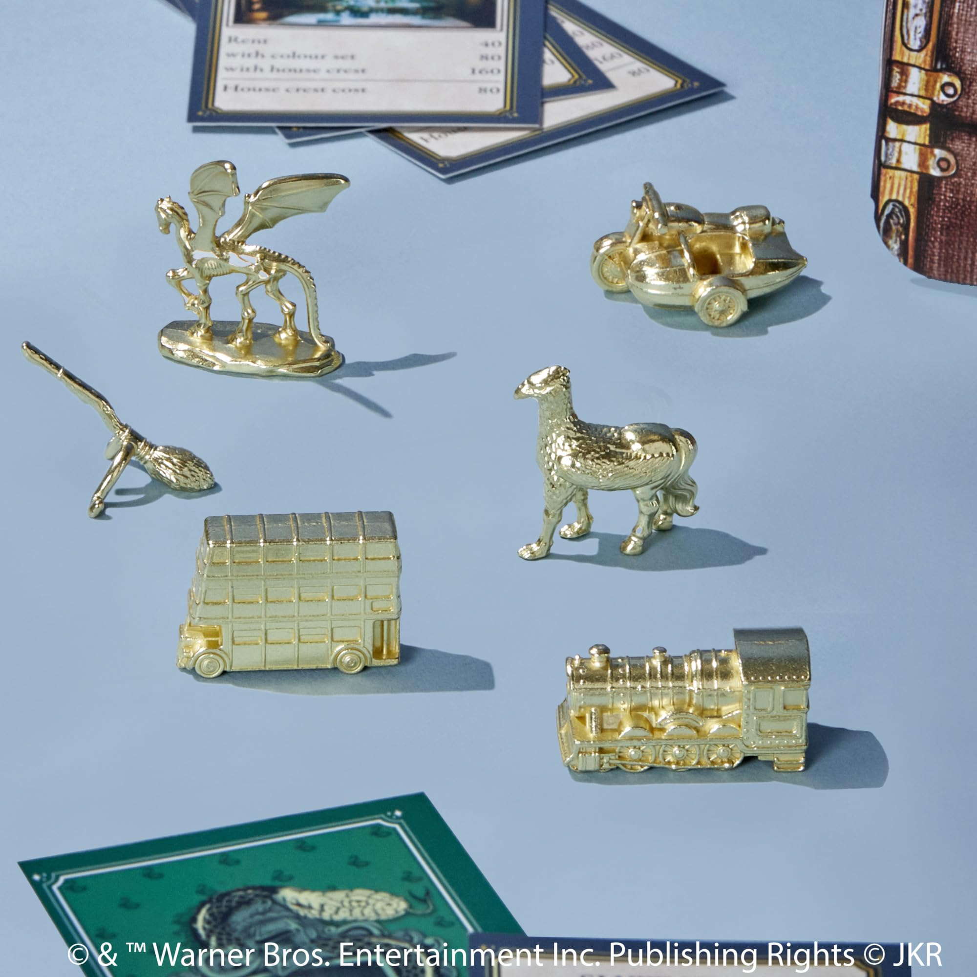 Owl Post cards and holder from Hasbro Monopoly Harry Potter Edition.