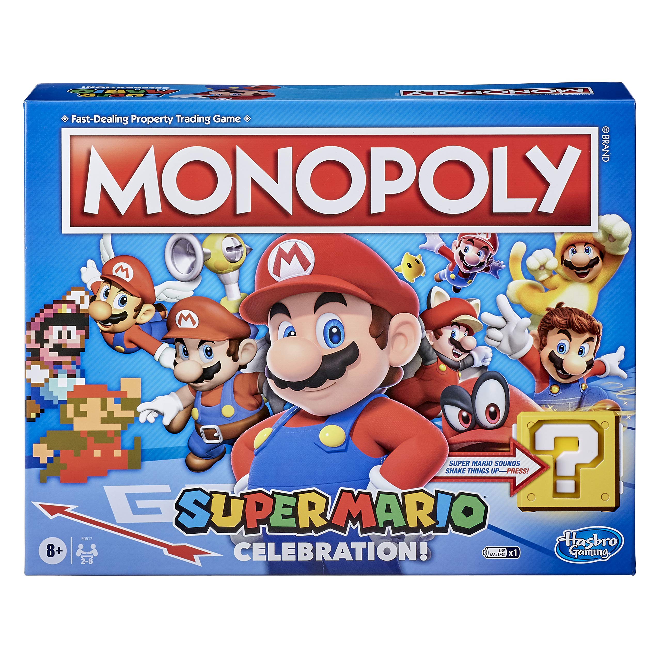 Hasbro Monopoly Super Mario Celebration board game for family game night