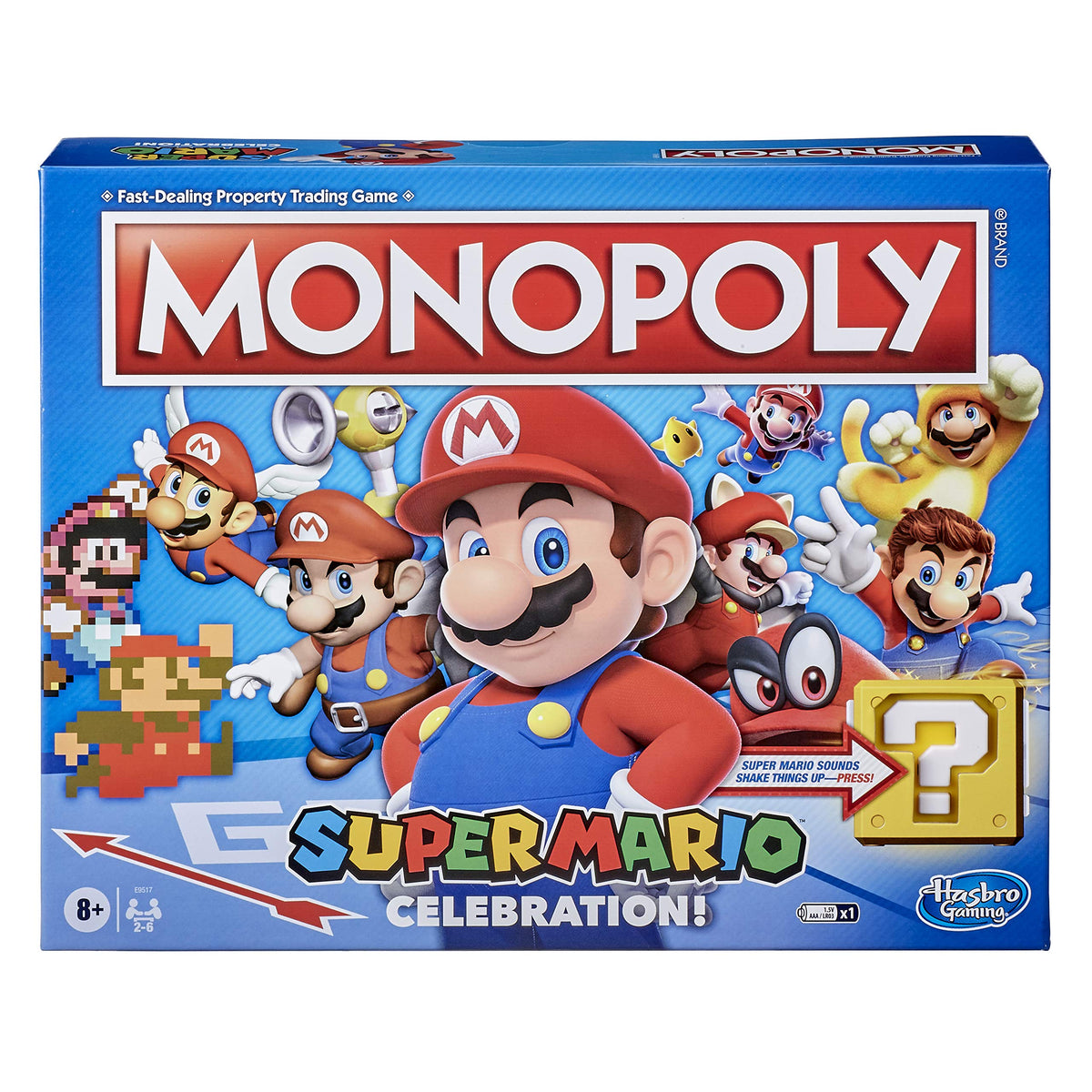 Hasbro Monopoly Super Mario Celebration board game for family game night