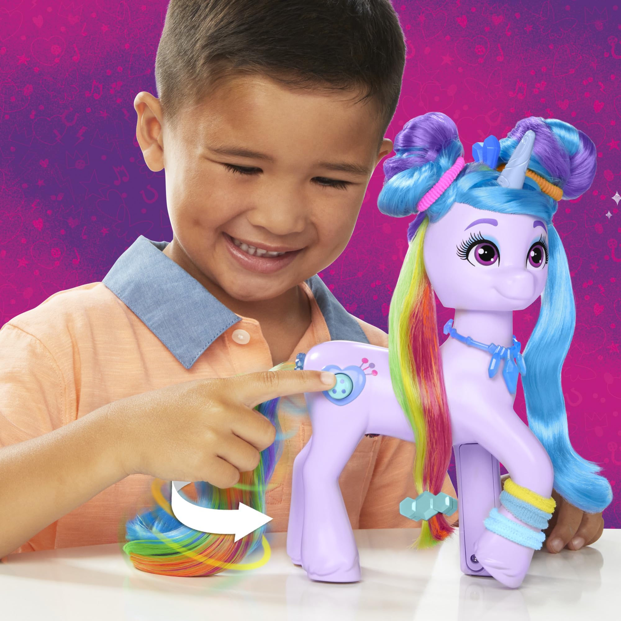 Hasbro Izzy Moonbow comb and tools for easy hair styling adventures