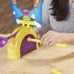 Hasbro Pie Face Game splash-card highlights the fun visuals.
