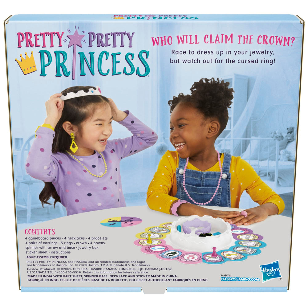 Hasbro Pretty Pretty Princess crown shines as color sets come together.