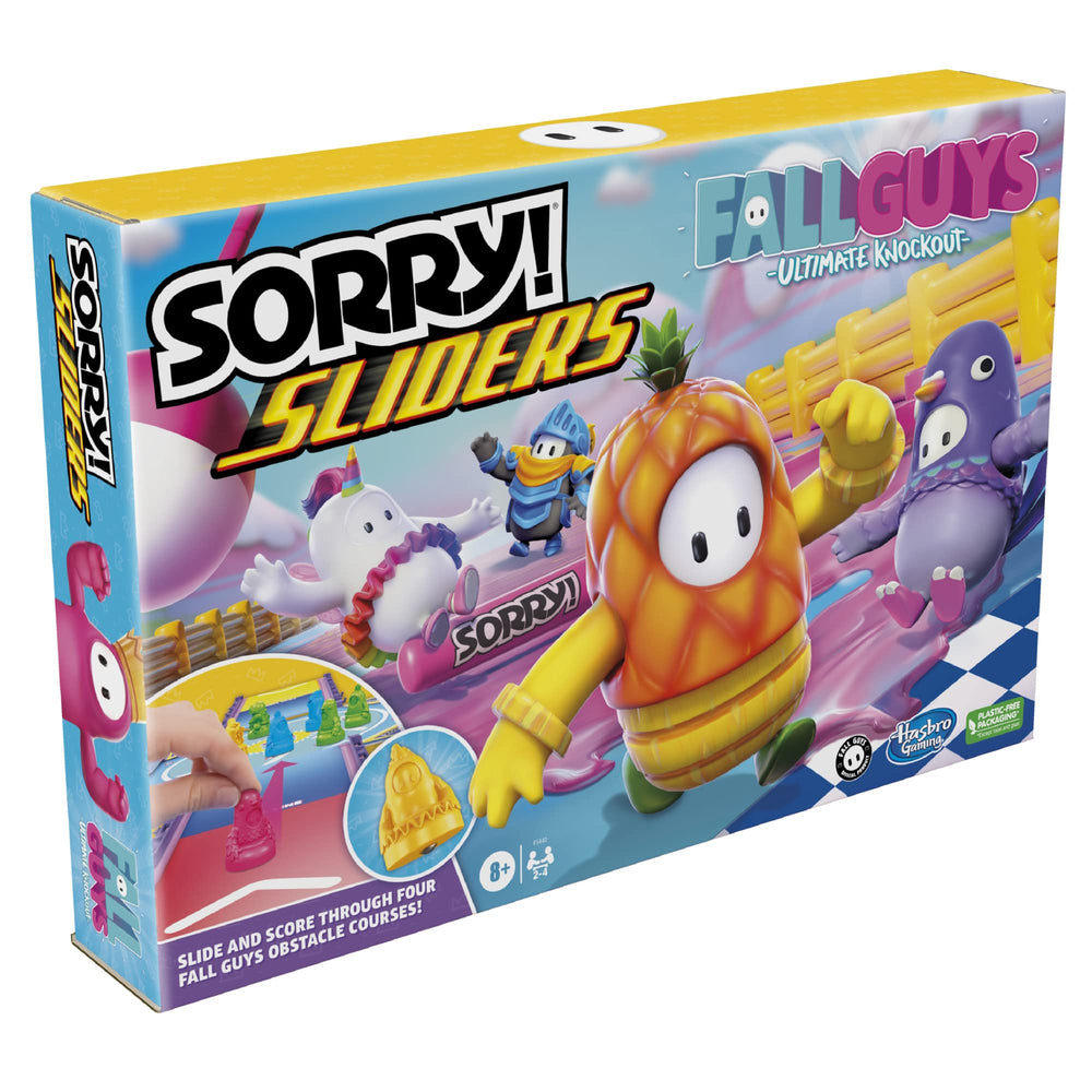 Hasbro Gaming Sorry! Sliders crown token scoring adds a visual goal for competition.