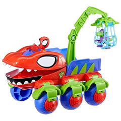 Hasbro Spidey Dinowebs Crawler capture crane ready for hero nab-and-rescue moments.