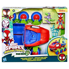 Hasbro Spidey Dinowebs Crawler tilting dump bed for dynamic Dino play.