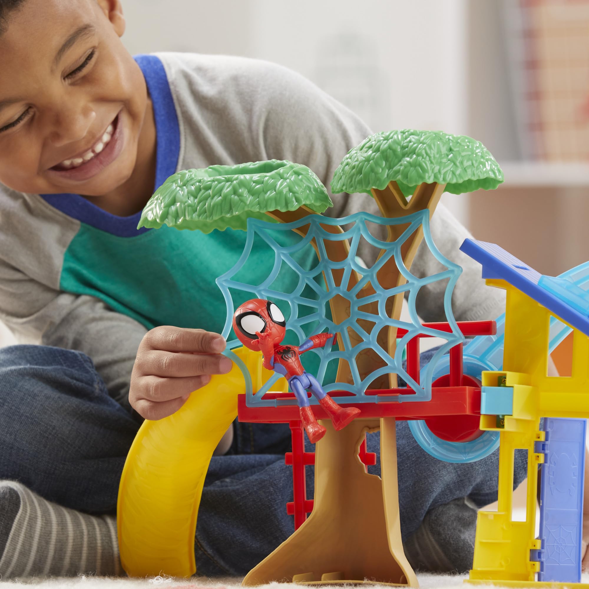 Hasbro Spidey Playground web jail section for pretend capture missions