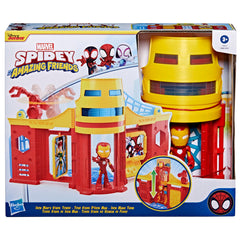 Hasbro Stark Tower web traps engage imaginative storytelling and teamwork.