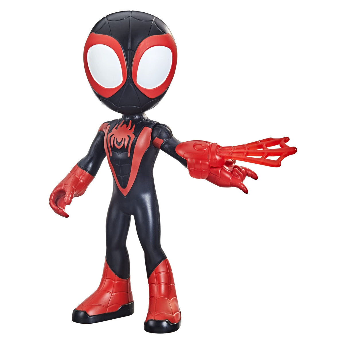 Hasbro Spidey Miles Morales 9-inch figure for big imaginative play.