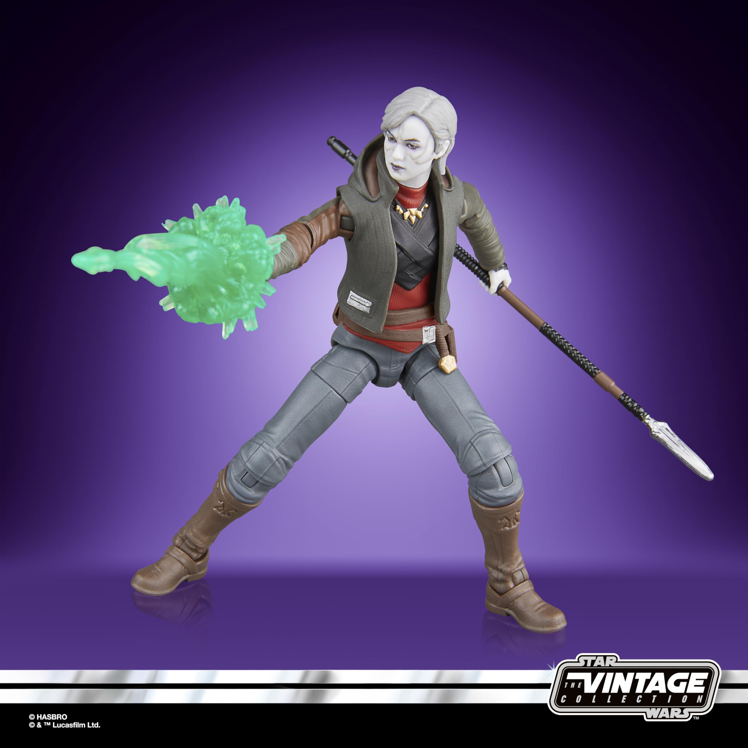 Hasbro Star Wars Nightsister Merrin articulation for varied poses