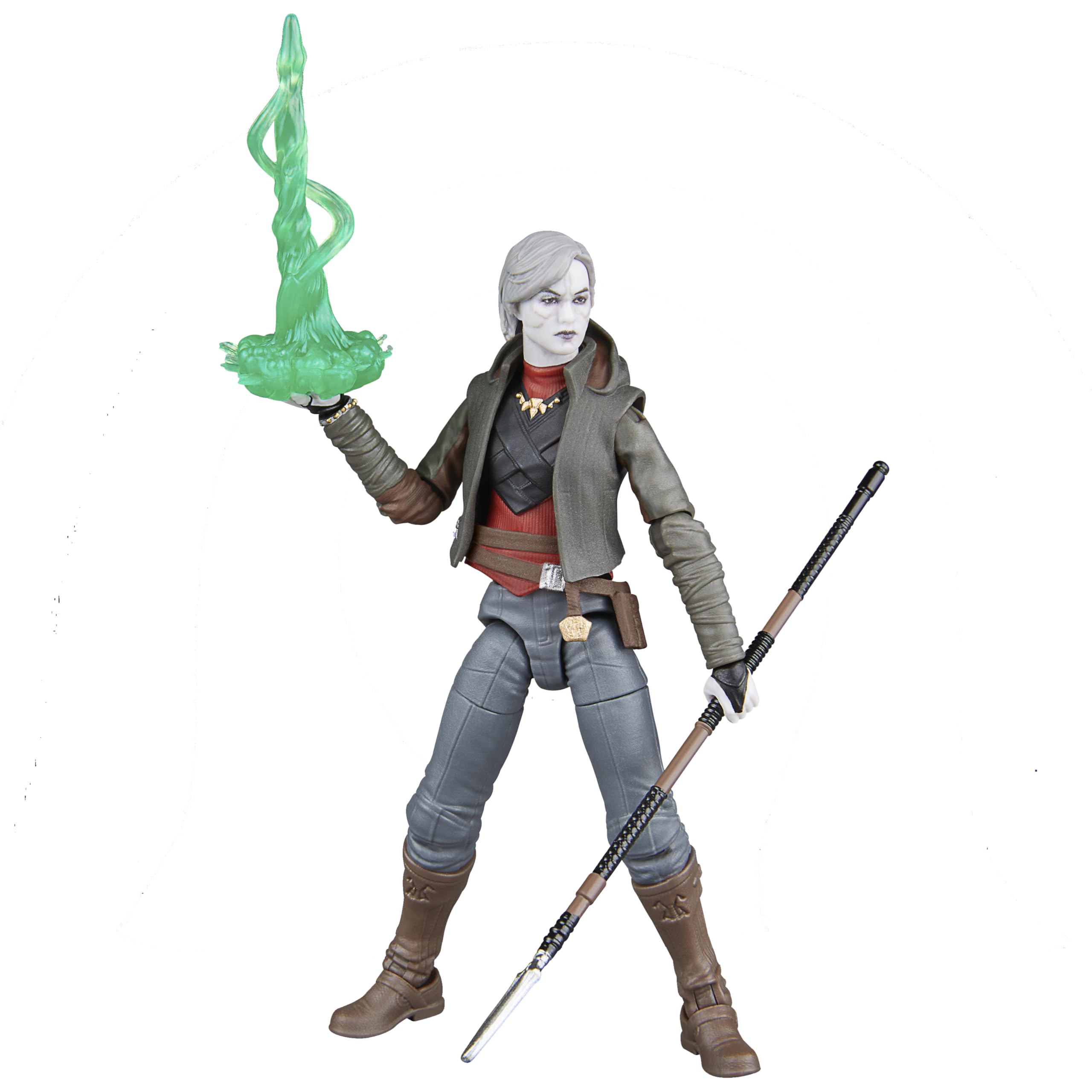 Hasbro Star Wars Nightsister Merrin figure front view for display and collection